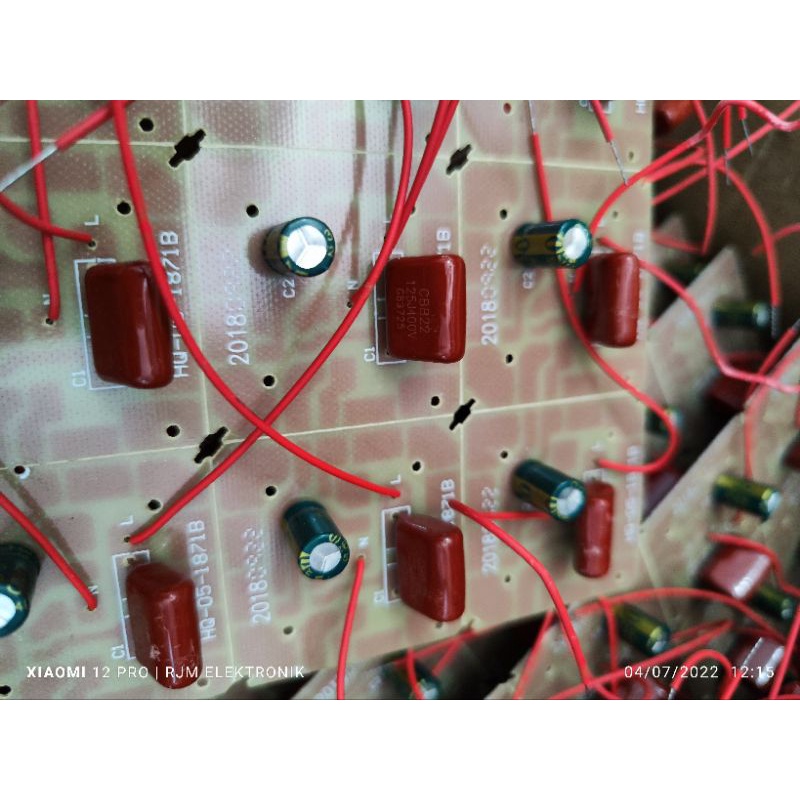 10 biji pcb lampu 9 watt