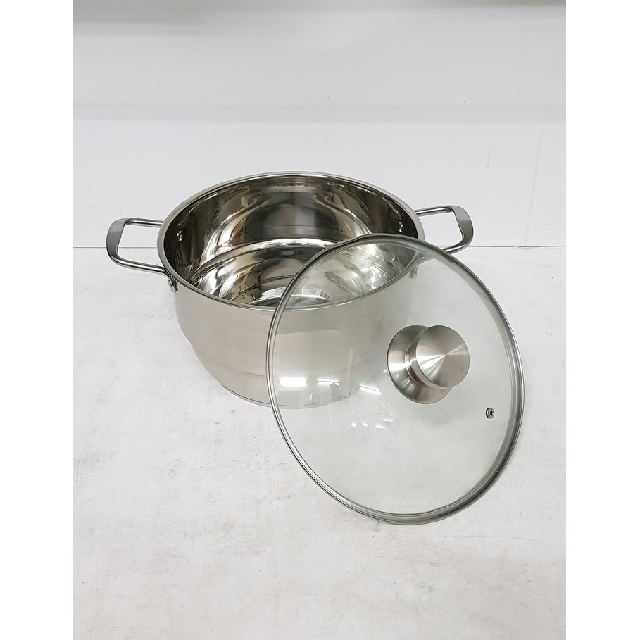 Panci Soup / Panci Stock Pot Stainless Subron 26 cm