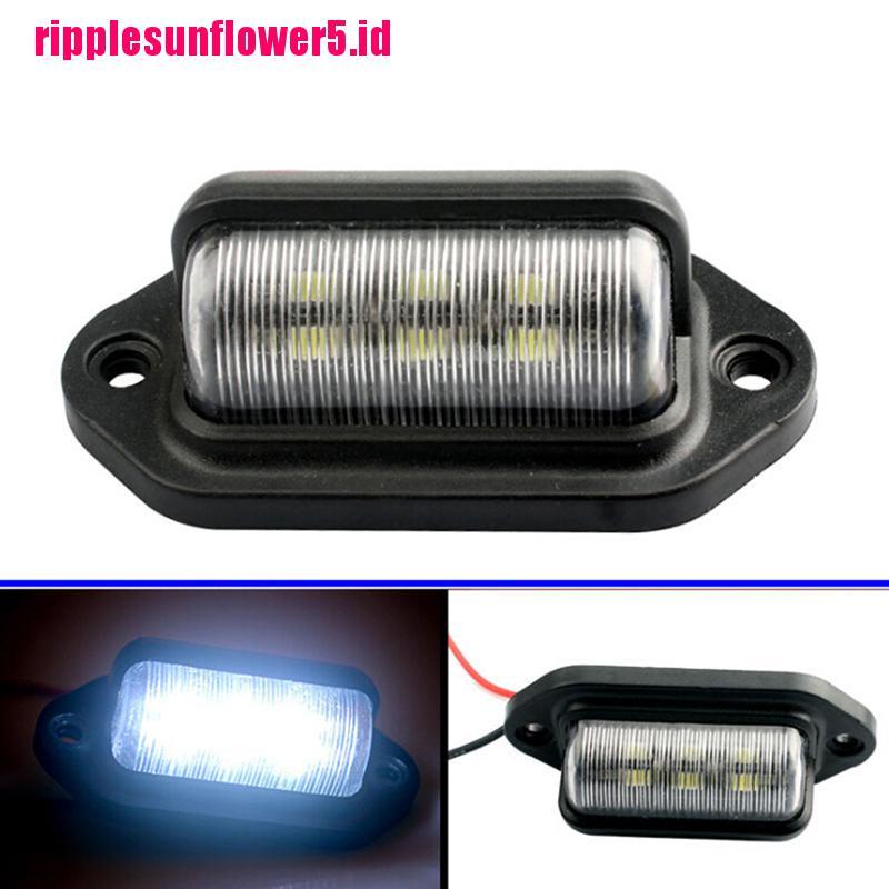 1 Pc Lampu Plat Nomor Kendaraan Tipe 6 LED 12V Tahan Air Untuk Mobil Truk Trailer