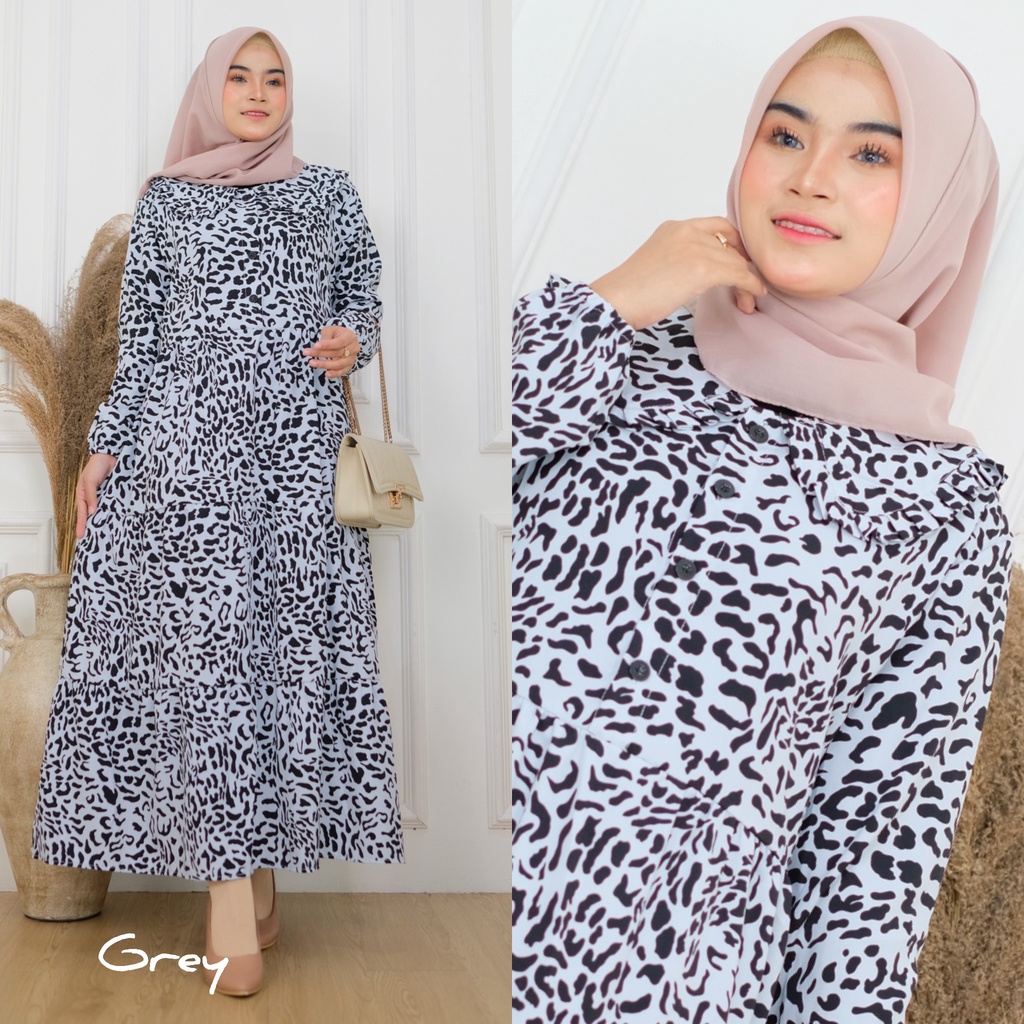 Tutul Midi - Midi Dress Tutul LD106 Busui / 351-6836