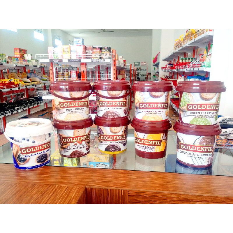 

Goldenfil Spread & Crunchy 1 kg Olesan Pasta Aneka Rasa