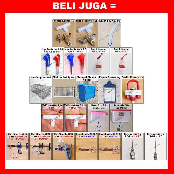 Botol Minum Kelinci 600 ml BTR7 Stainless Isi Gotri Dot Tempat Minum Kelinci Hamster Marmut Murah