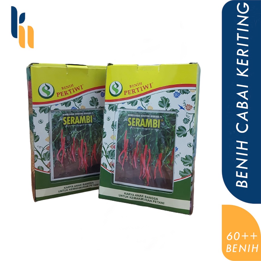 Benih Cabe Keriting Hibrida SERAMBI - Benih Cabai Pertiwi - Cabai Keriting Lokal