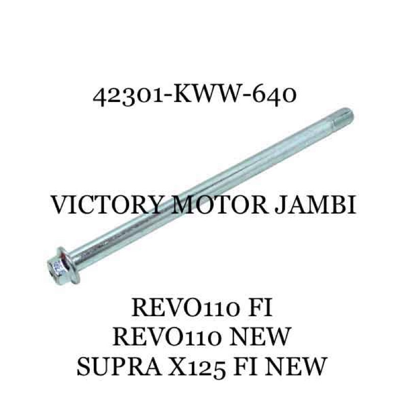 AS RODA BELAKANG REVO ABS BLADE 42301-KWW-640 HONDA AHM