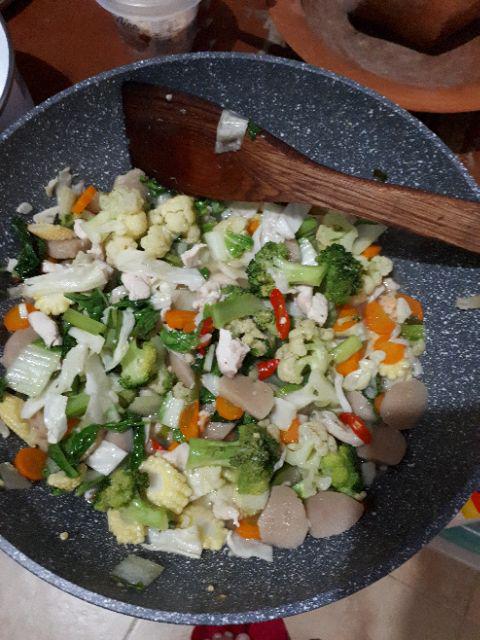 Kh Cypruz Kuali Wajan Induksi Marble With Lid 26cm Kuali Induksi 26 Cm Premium Cookware