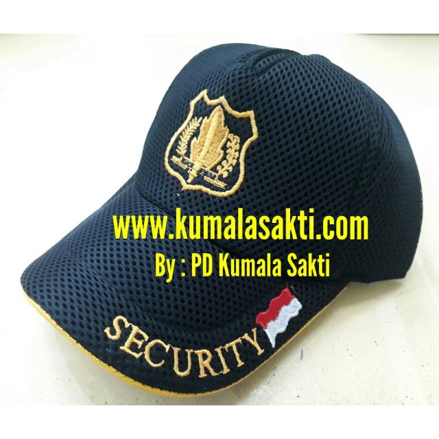 Topi Security Jaring-Topi Jaring Satpam-Topi Satpam-Topi PDL Hitam Danru-Kaos Security-Gada Pratama