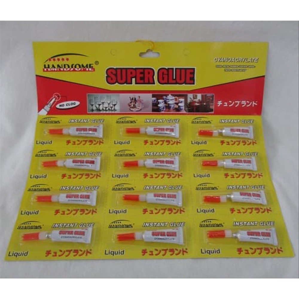 

Order Langsung Lem Besi Super Glue HANDSOME Kuat Melekat satu lembar isi 12 Diskon