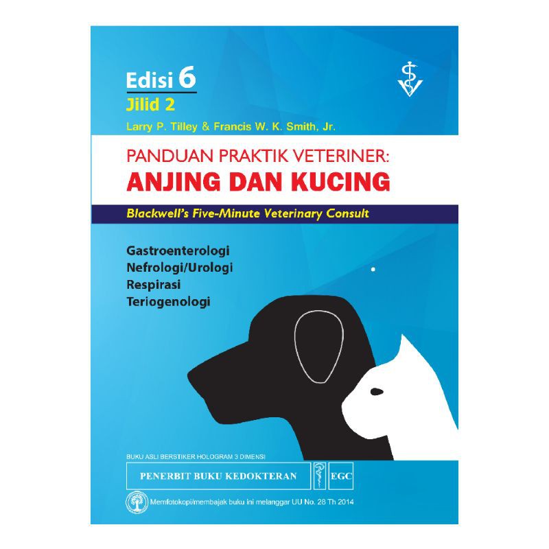 Panduan Praktik Veteriner Anjing dan Kucing Edisi 6 Jilid 2