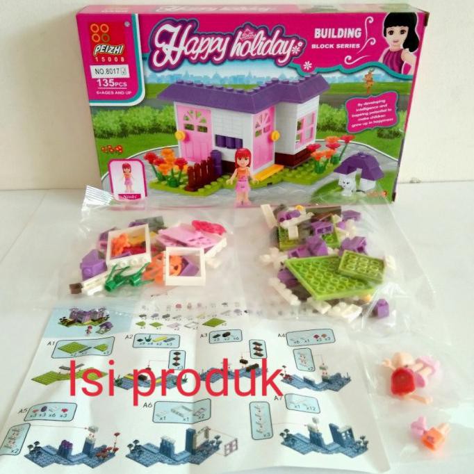 Cuci Gudang Lego Anak Perempuan Happy Holiday House Hot Sale