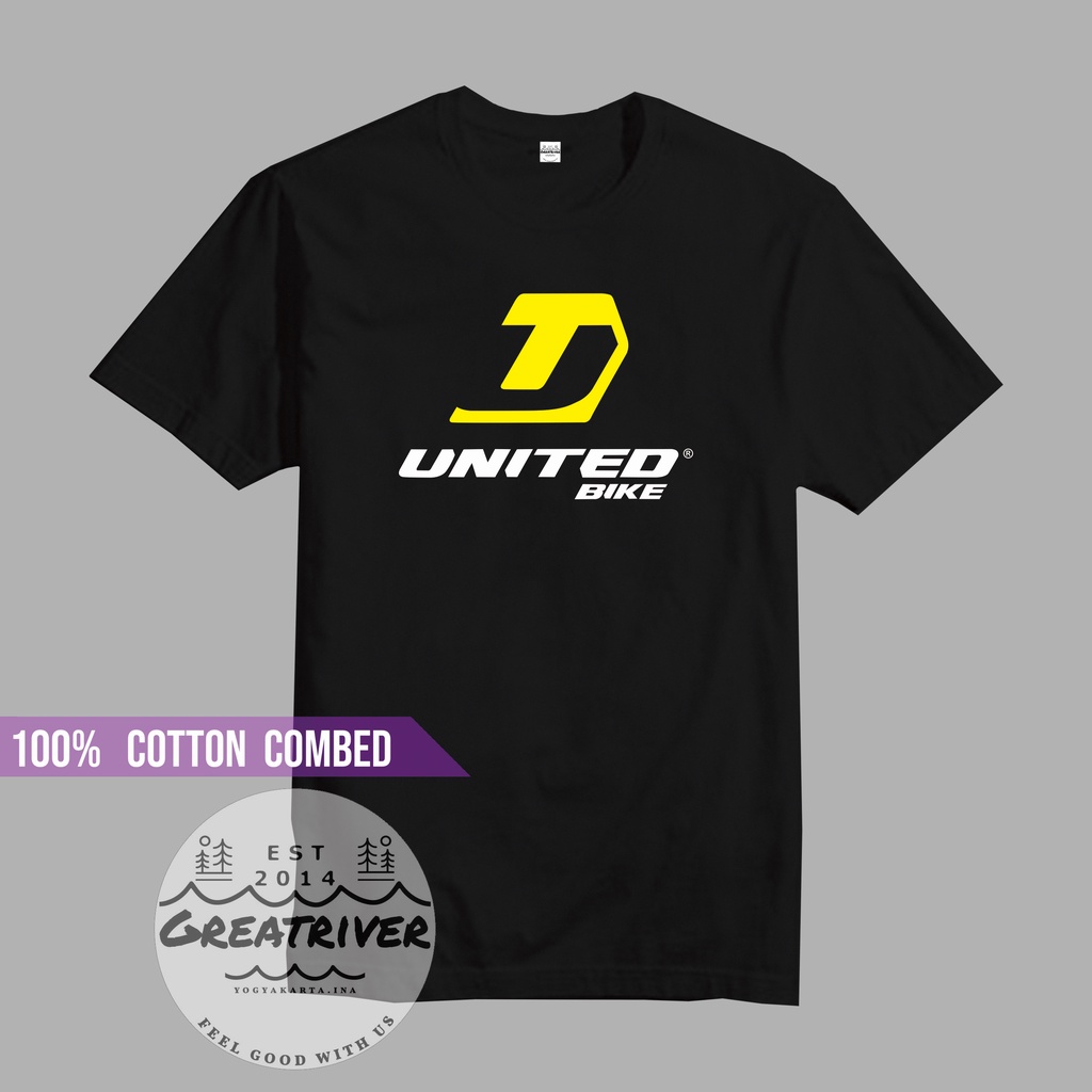 kaos sepeda united bike logo bicycle