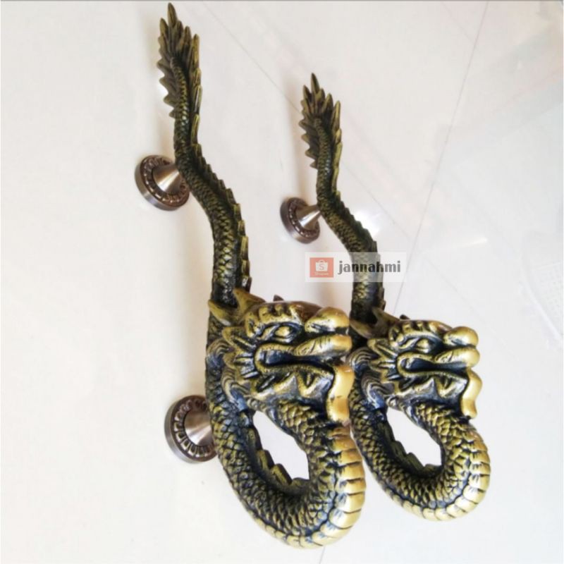 handle pintu naga 50cm antik