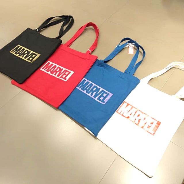 TOTEBAG CANVAS miniso MARVEL Tas Selempang MINISOXMARVEL
