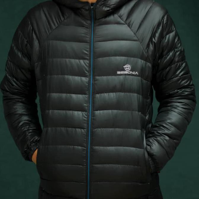 Jaket Outdoor Gunung Begonia Light 800 Down Hoodie - Emas, S