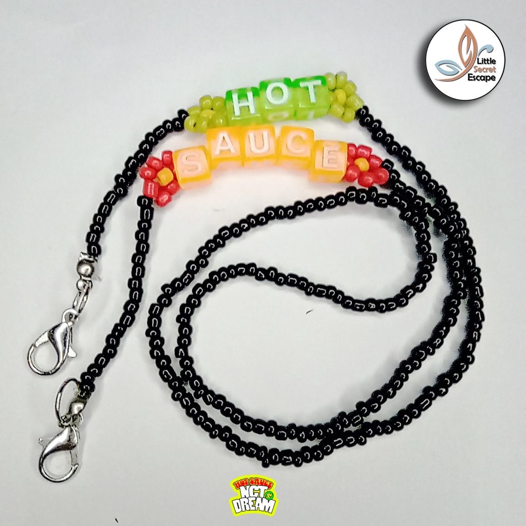 STRAP MASK / TALI PENGAIT MASKER NCT DREAM - HOT SAUCE