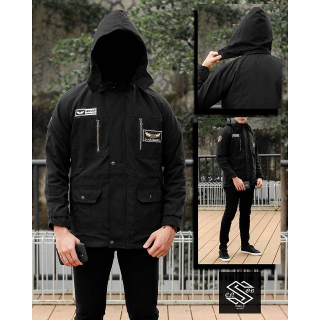 Jaket Bomber Pria Sensor - Jaket Pria