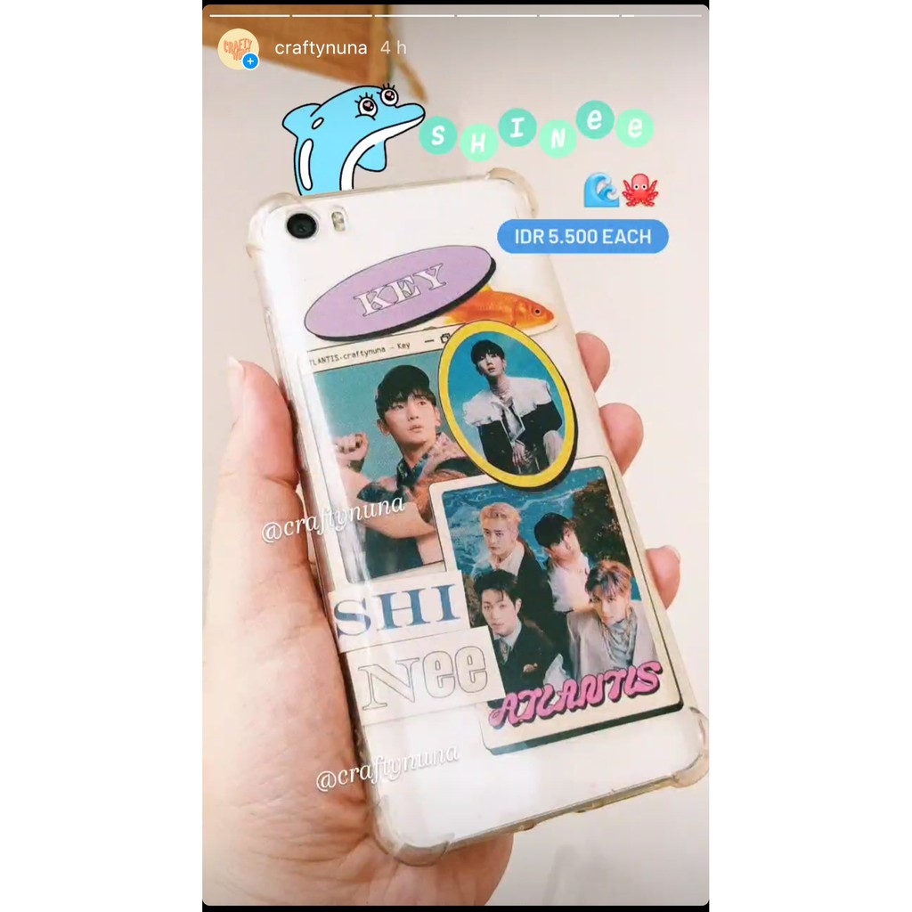 SHINee ATLANTIS Sticker Set by Crafty Nuna 2021 shawol stiker case hp kpop album baru aesthetic key