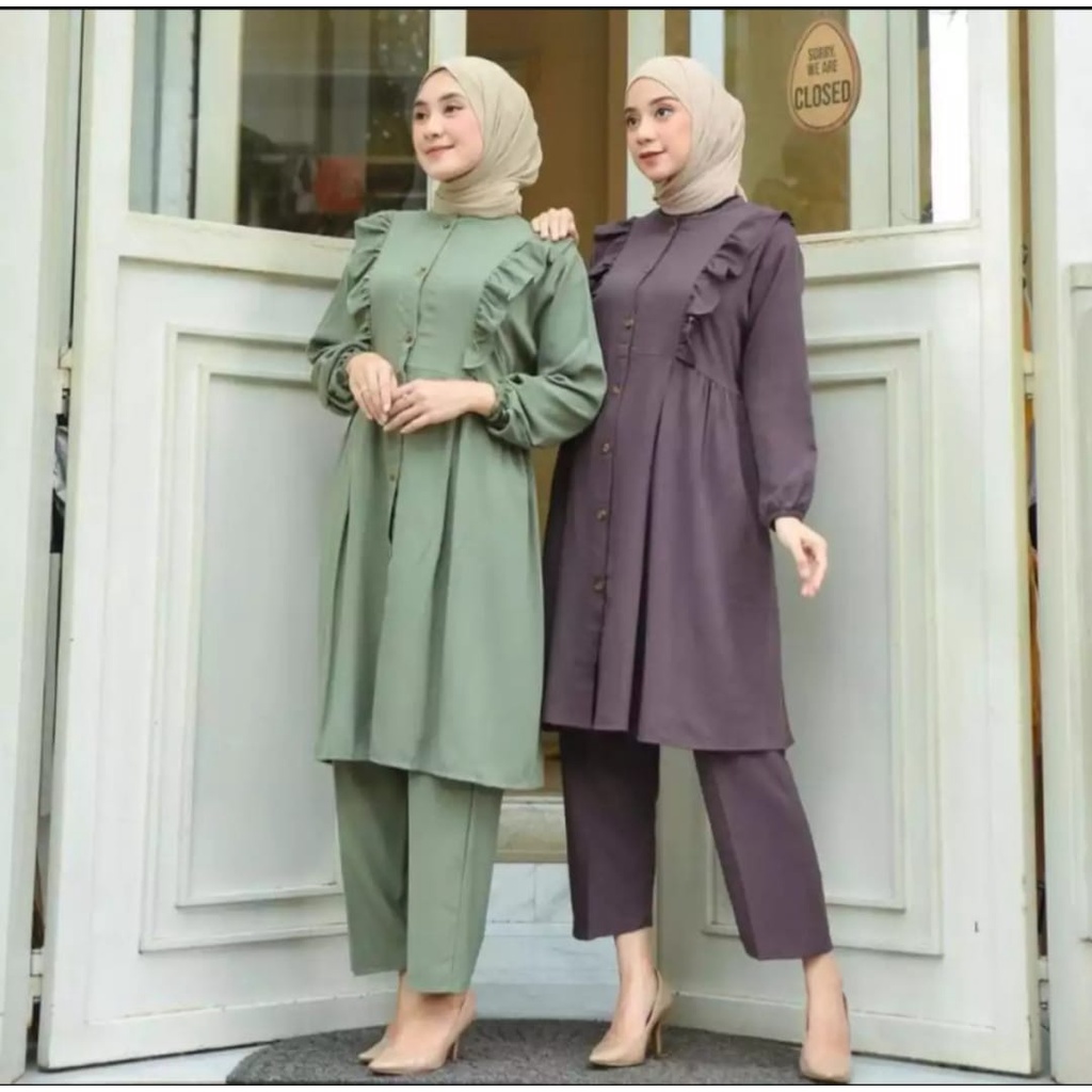 STELAN LONG JUMBO VANYA XXL || STELAN WANITA RAYON CRINKEL TERBARU || BEST SELLER || ARRAZAQU COLLECTION|| COD