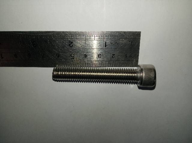 Baut L  M10 x 60 (6cm)stainless 304