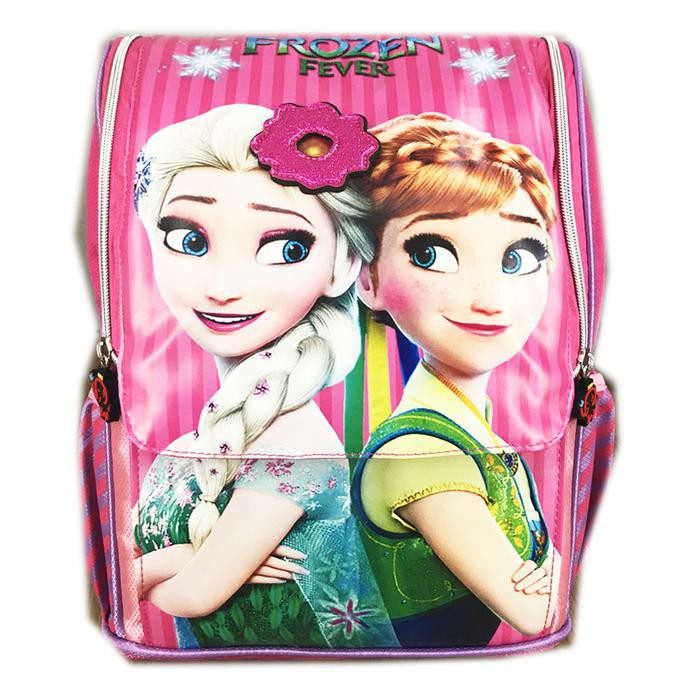 Murah;Terbatas;Ori;Sale Tas Ransel Sekolah Anak Tk Frozen Elsa Pita 3D Timbul Jepang