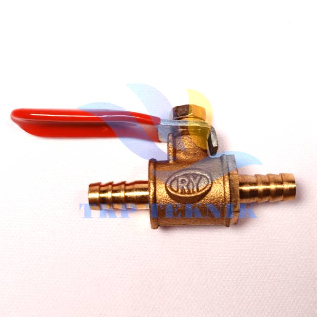 KRAN MINYAK BENSIN /KRAN ANGIN 1/4 KUNINGAN