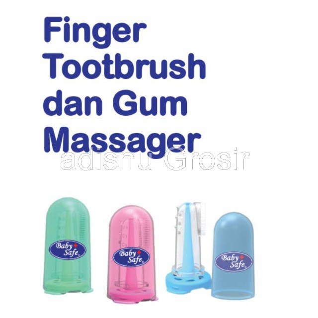 Baby Safe Finger Toothbrush Sikat Jari Gigi Bayi TB002