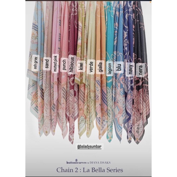 BUTTONSCARVES X DIANA DSAKS: CHAIN 2 LA BELLA