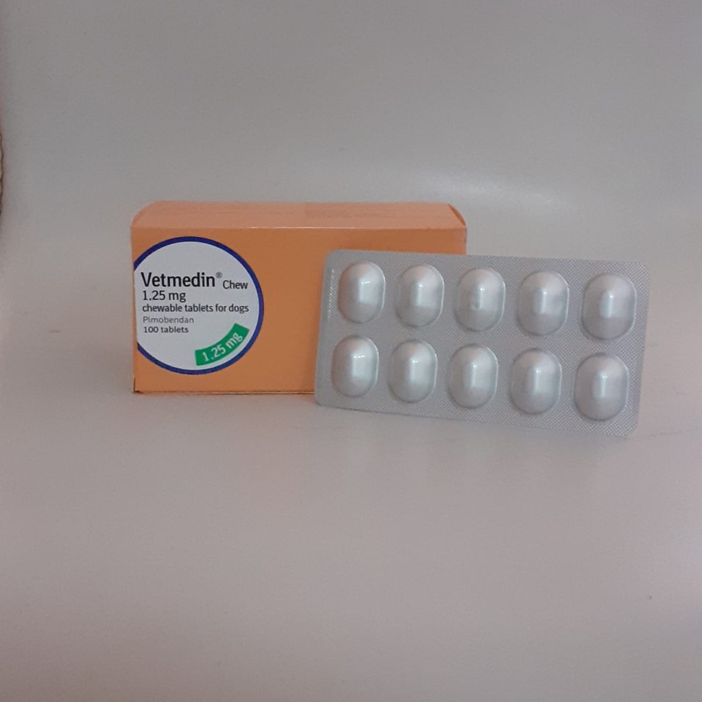 Vetmedin 1,25 mg chew per STRIP