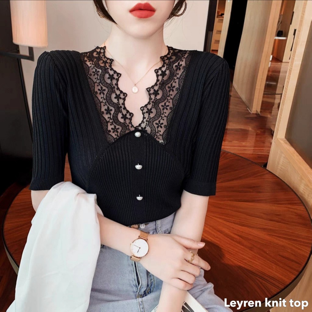 Leyren knit top -Thejanclothes
