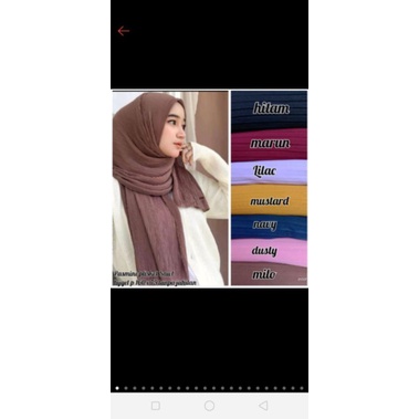 Kerudung prisket Pasmina panjang