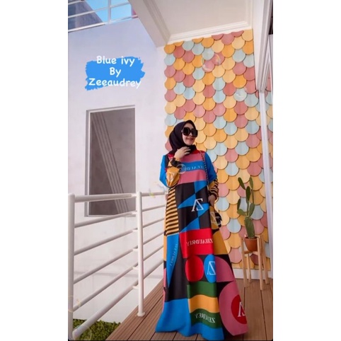 preloved ZEEAUDREY gamis jumbo ld 130