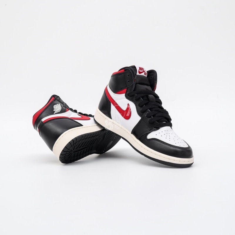 Air Jordan 1 High Black Gym Red GS Women