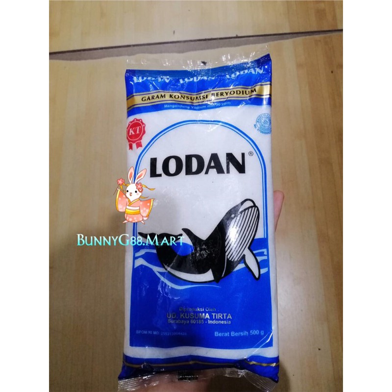 

[DISKON] LODAN GARAM KONSUMSI BERYODIUM 500gr/GARAM DAPUR