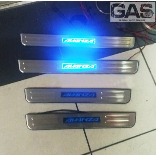 Silplate Sillplate Sill Plate Samping LED All New Avanza 2012 - 2014
