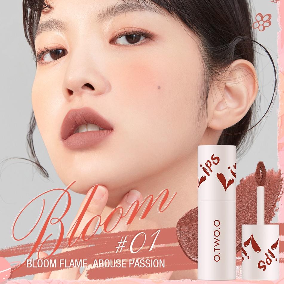 れZ [BPOM] O.TWO.O Lip Clay Velvet Cream Matte Lipstick Waterproof Lip Tint & Cheek Mud OtwoO Liptint