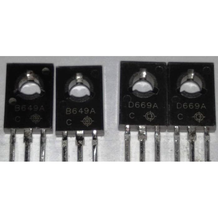 Order Langsung Transistor 2SB649A 2SD669A B649 D669 1Set (2 Pcs) Hitachi Murah