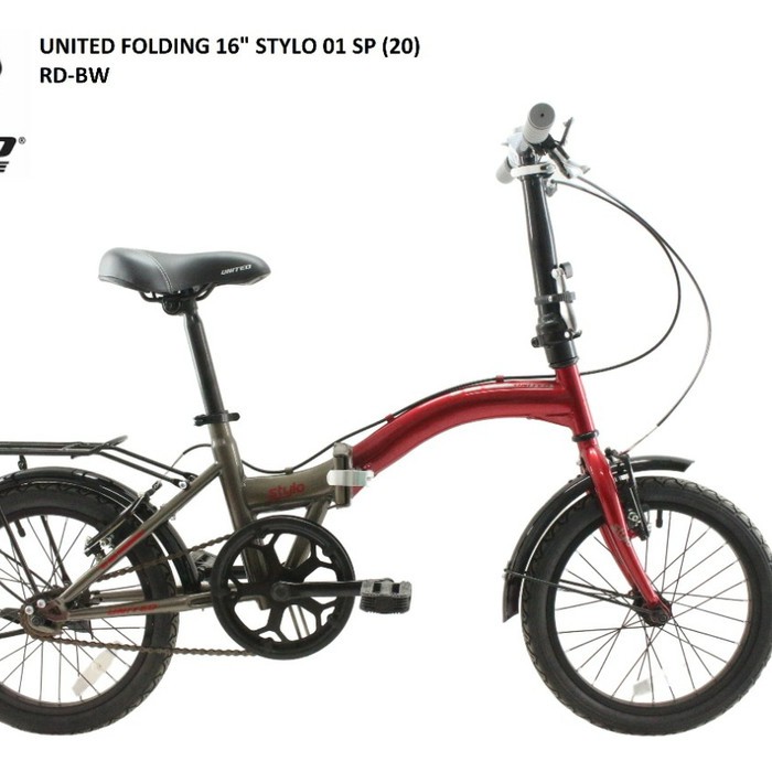 Jual Sepeda Lipat United Stylo 16 Berkualitas