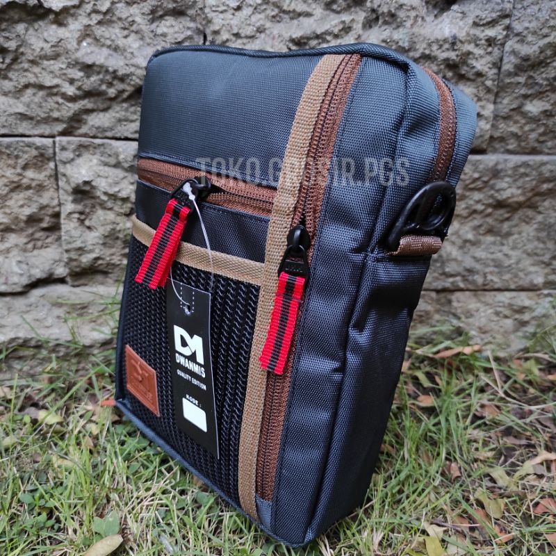 Tas Pria Bahu SlingBag Original DM // Tas waistbag pria // Tas selempang Pria New Model