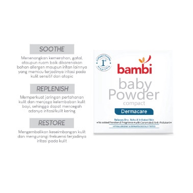 BAMBI Baby Compact Powder Dermacare 40gr