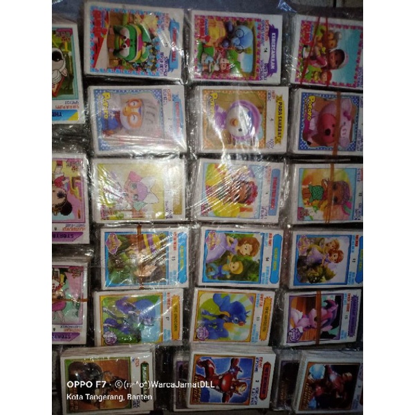 Mainan kartu wartet 1bungkus isi 32 lembar