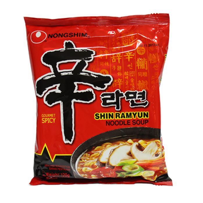 [HALAL] Nong Shim Shin Ramyun Spicy Mushroom 120Gr Nongshim