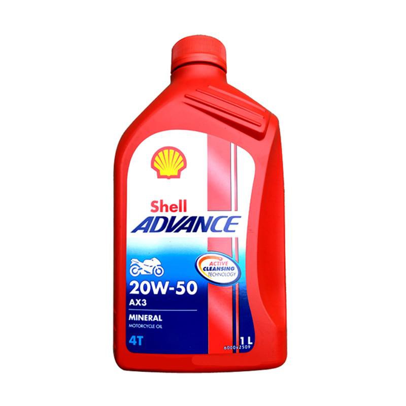 Shell Advance AX3 20W50 Oli Motor [1 Liter]