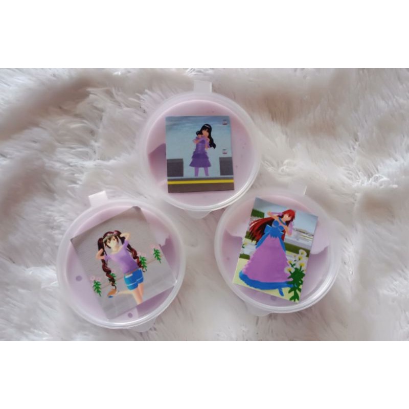 Paket 6 Cup Slime Sakura School Simulator Aneka Warna Slem Mainan Anak Murah