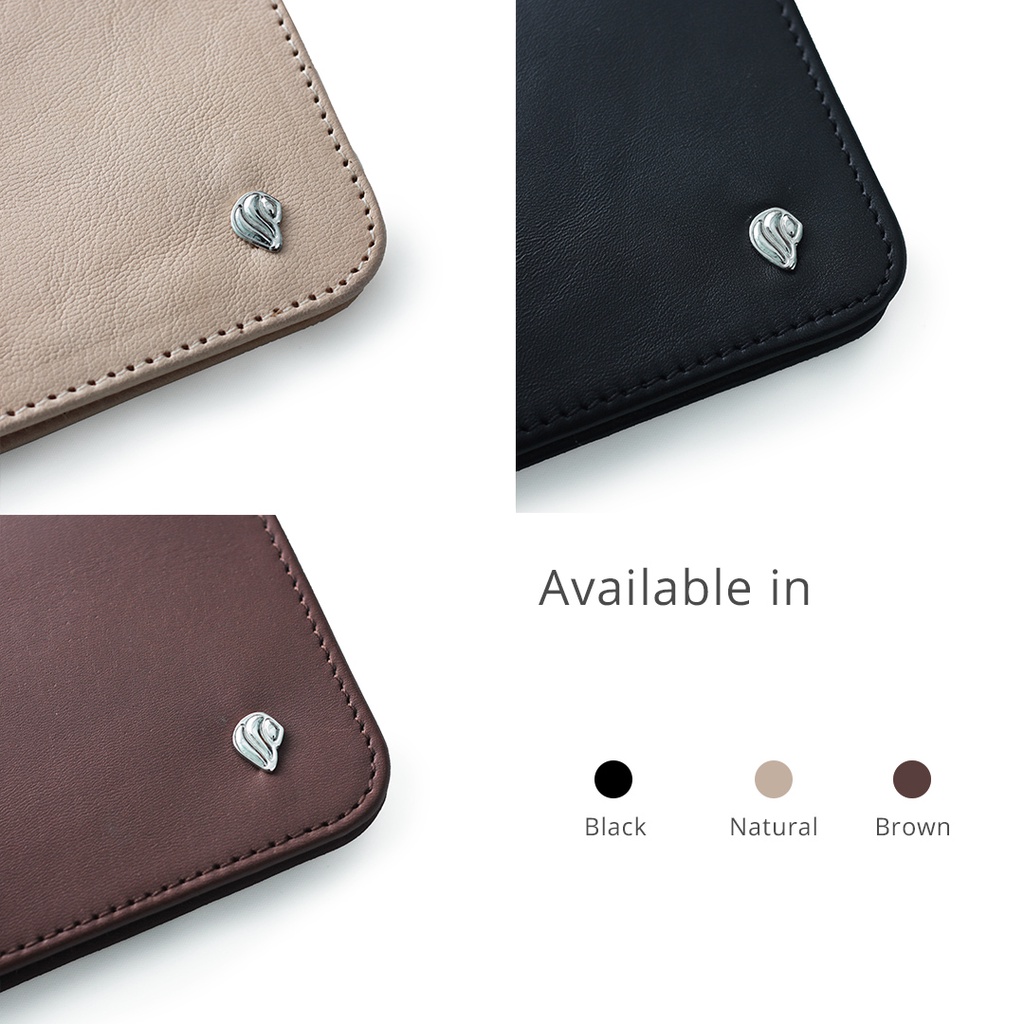 DOMPET KULIT ASLI MINIMALIS PRIA WANITA - DOYLE THE SLEEK