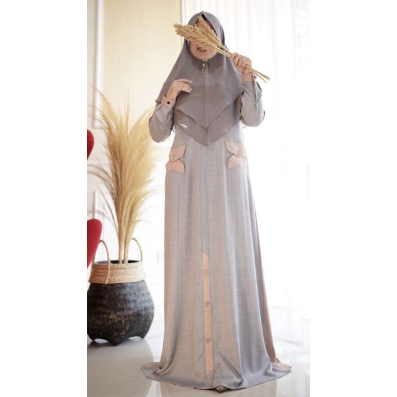 Nisabila set syari | baju muslim wanita | baju syari set | syari set | syari set premium