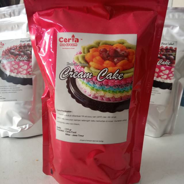 

Bubuk Cream Khusus Menghias Ice Cream Cake