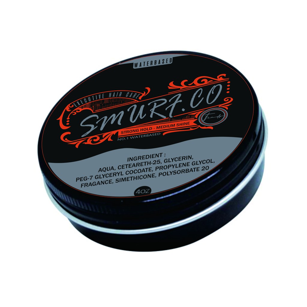 Smurf.co pomade (Waterbased 4 oz) / GROSIR / FREE SISIR DAN STIKER !!