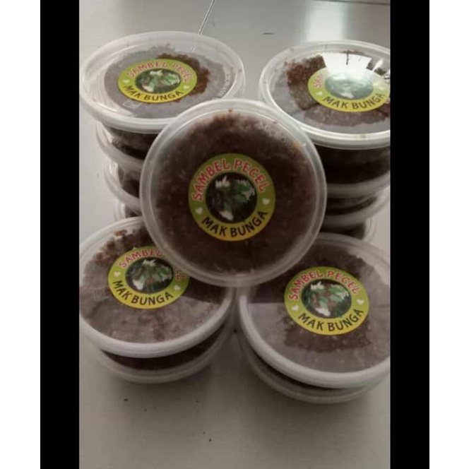 

Sambel Pecel Mak Bunga berat 200gr