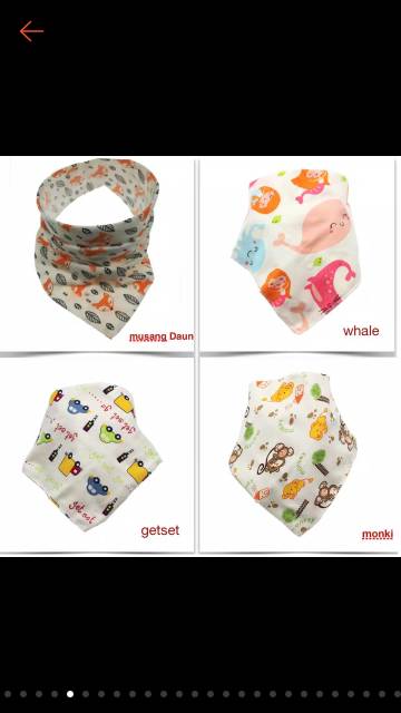 SEGITIGA SLABBER anak bayi tatak iler bib slabber koboy impor slabber celemek bayi tatakan air liur apron baby