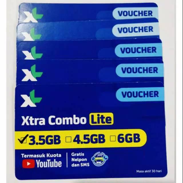Vc XL Xtra Combo Lite 3.5GB (isi 5pcs)