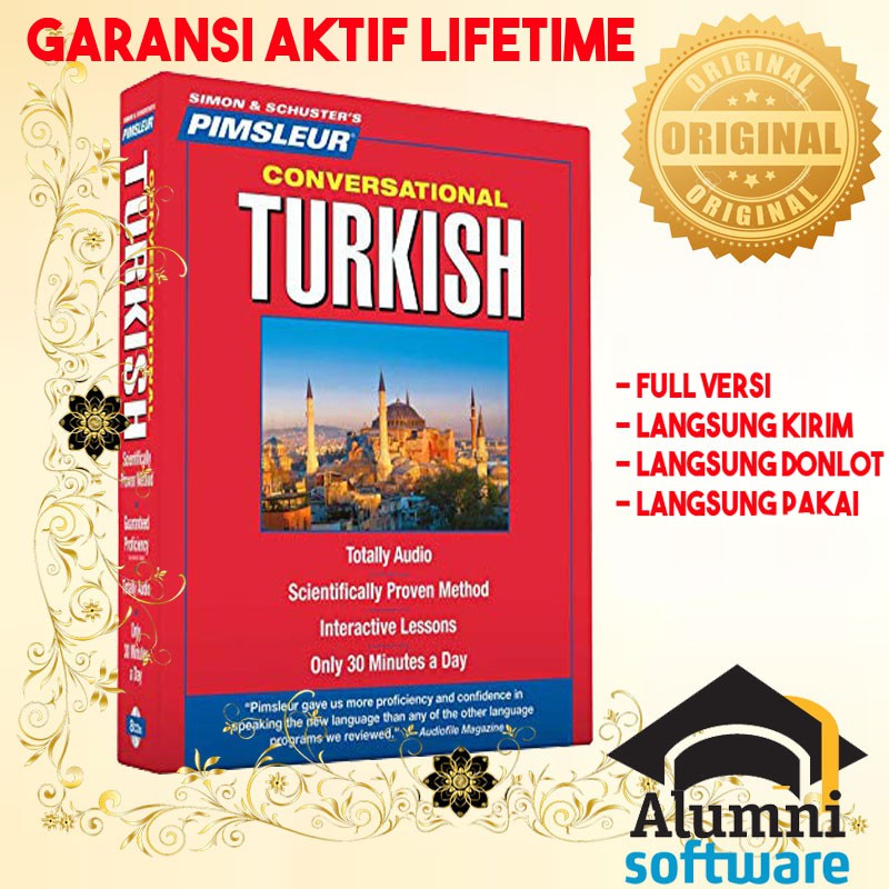 [PAKET] Pimsleur TURKISH Turki - Audio Mp3 Teknik Belajar Bahasa Cepat